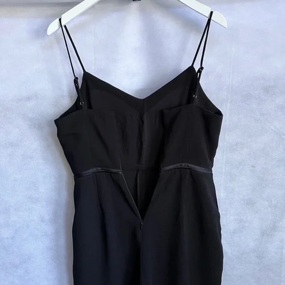 MAEVE Anthropologie Magdalena Black V Neck Jumpsuit - Picture 13 of 15